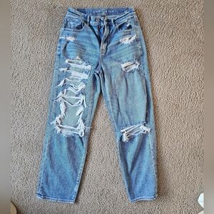 American Eagle Outfitters Distressed Higest Rise 90s Boyfriend Jean